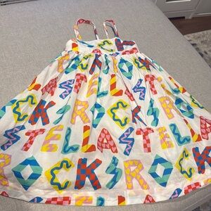 Stella McCartney multi color dress toddler girl Size 4 years old.